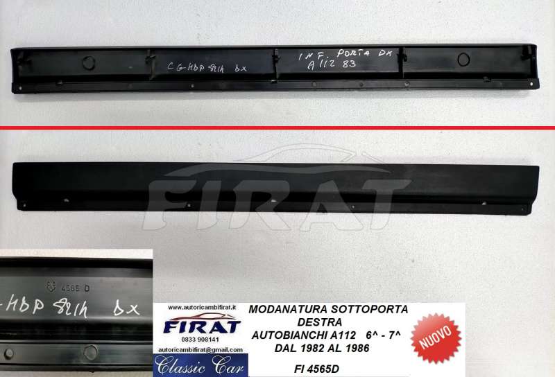 MODANATURA SOTTOPORTA A112 6-7 SERIE DX